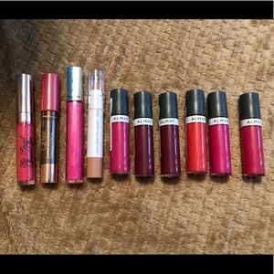 Almay, too faced, covergirl, revlon, elf lippies!